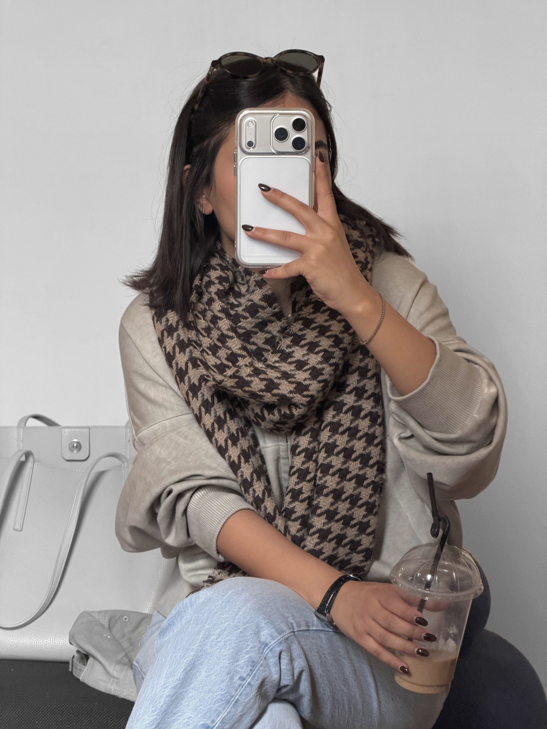 شال پیجازی قهوه ای