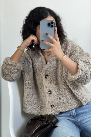 جکت تدی قهوه