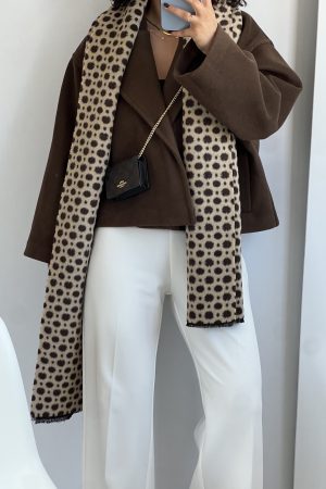 کت فوتر قهوه ای سوخته