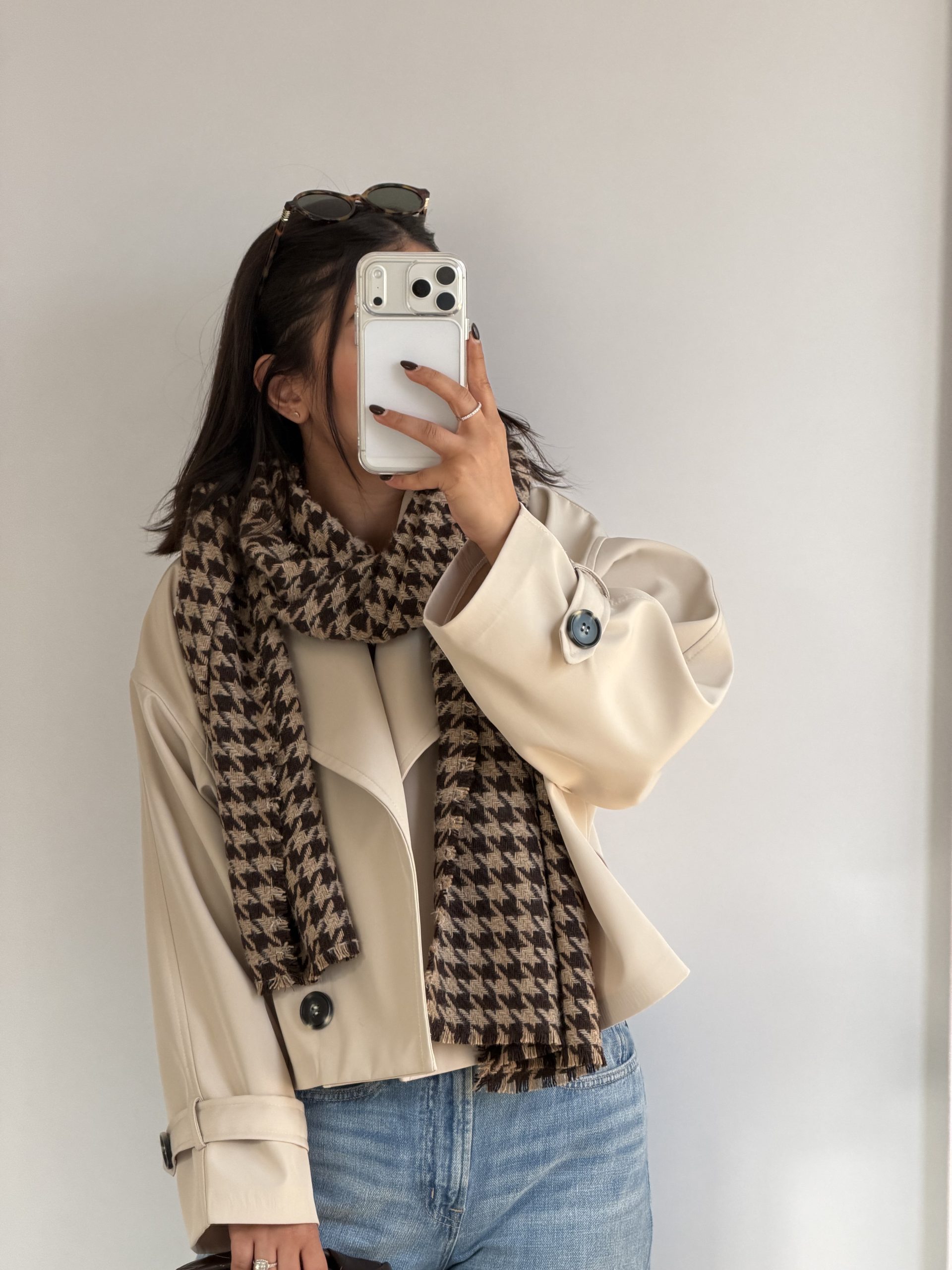 شال پیجازی قهوه ای - Image 2